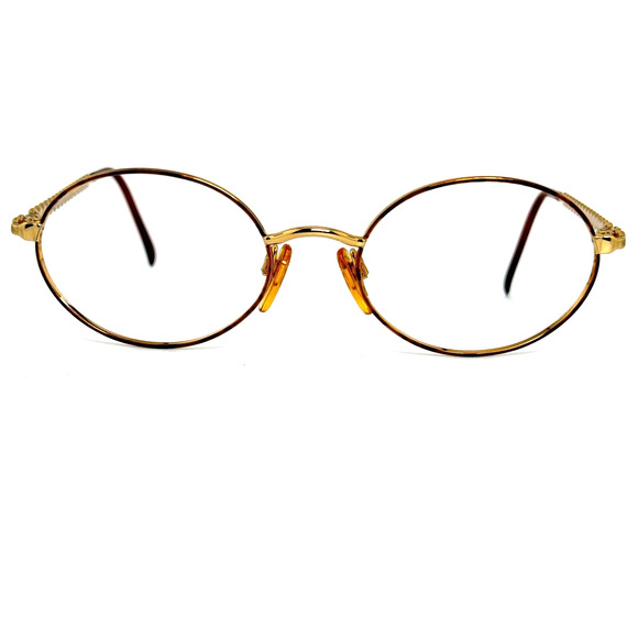 Valentino Eyeglasses Frames gold Womens V451 962 53-19-135 H502 - Picture 1 of 7